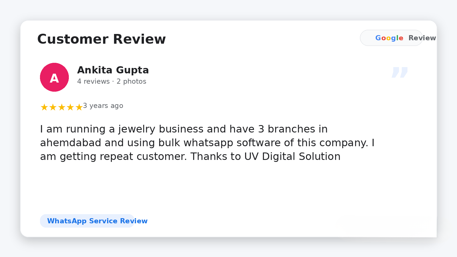 Google Review 15 new