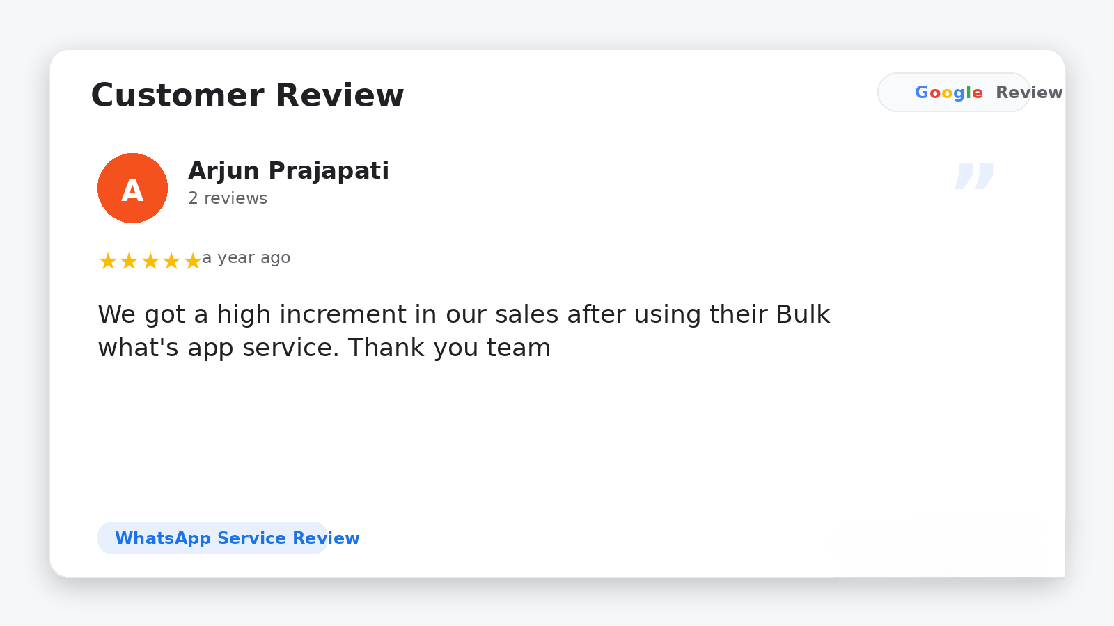 Google Review 17 new