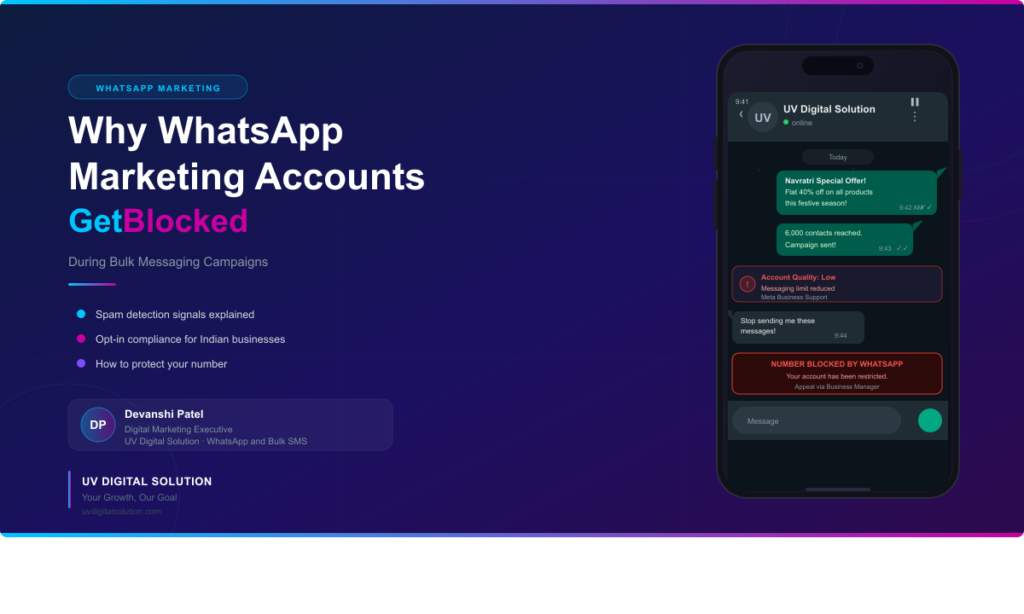 Why WhatsApp Marketing Accounts Get Blocked During Bulk Messaging Campaigns