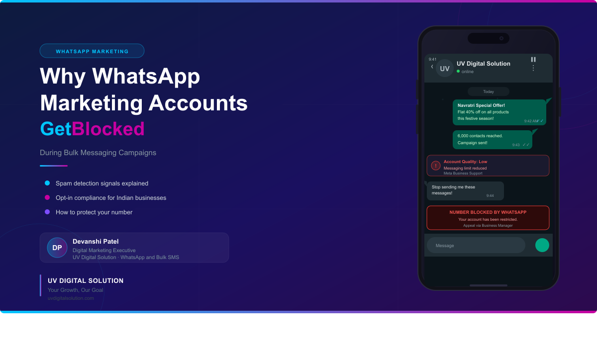 Why WhatsApp Marketing Accounts Get Blocked During Bulk Messaging Campaigns