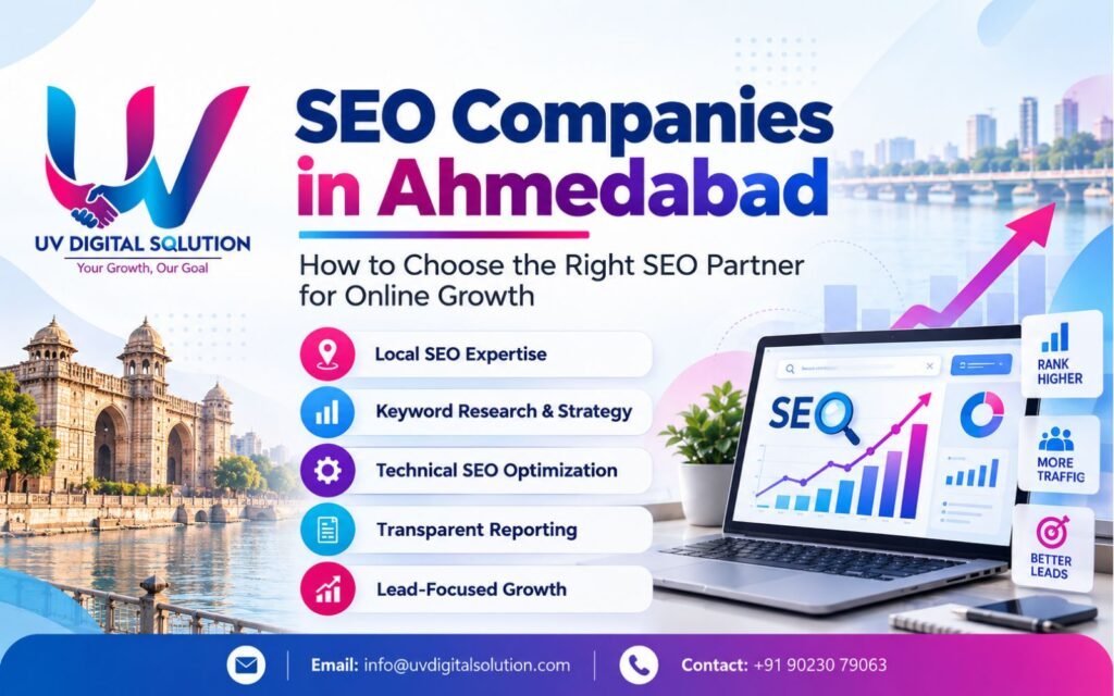 SEO Companies in Ahmedabad: How to Choose the Right SEO Partner Online